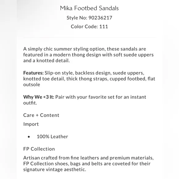 🆕 FREE PEOPLE | MIKA FOOTBED SANDALS | ORCHID ICE | SIZE: 8.5