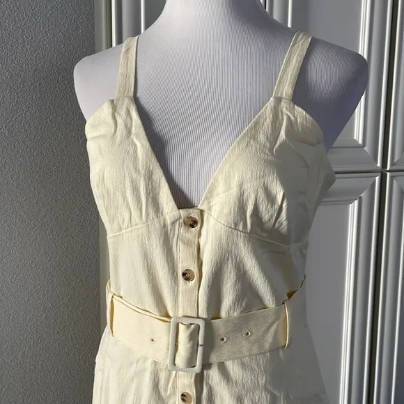 1 Left! NWT REISS | Vita Button Through Midi Sundress