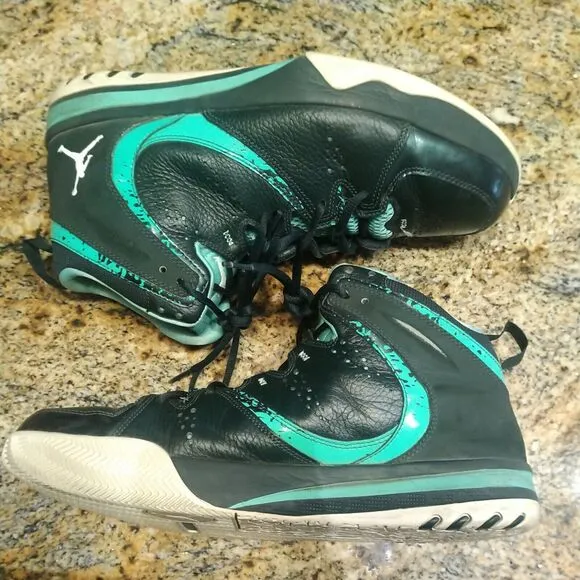 2013 Nike Jordan Phase 23 Hoop 2 (602671-331) Green Basketball Sneakers Sz 11.5