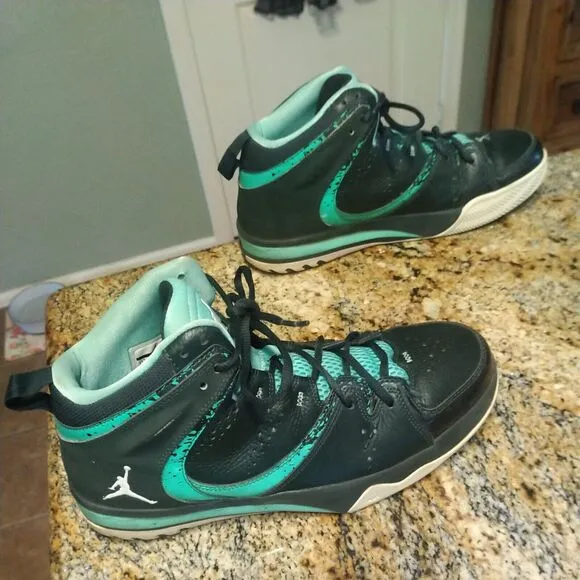 2013 Nike Jordan Phase 23 Hoop 2 (602671-331) Green Basketball Sneakers Sz 11.5