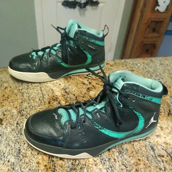 2013 Nike Jordan Phase 23 Hoop 2 (602671-331) Green Basketball Sneakers Sz 11.5