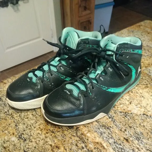 2013 Nike Jordan Phase 23 Hoop 2 (602671-331) Green Basketball Sneakers Sz 11.5