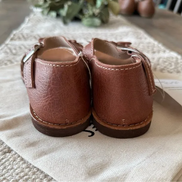 30/US 1 The Humble Soles Amelia Sandals Kids Brown Sandals NEW