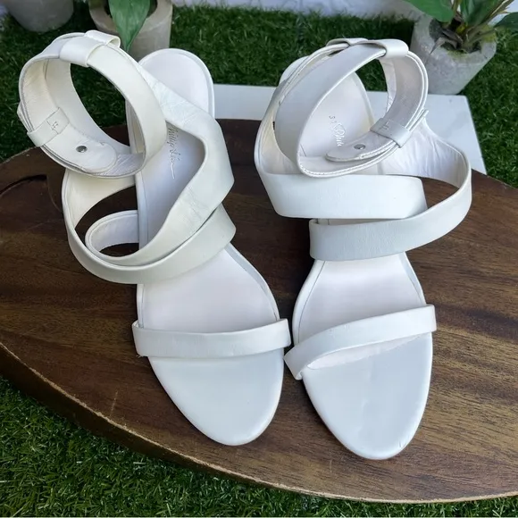 3.1 Phillip Lim Women's White Leather Sandals - UK 38.5 US 8.5