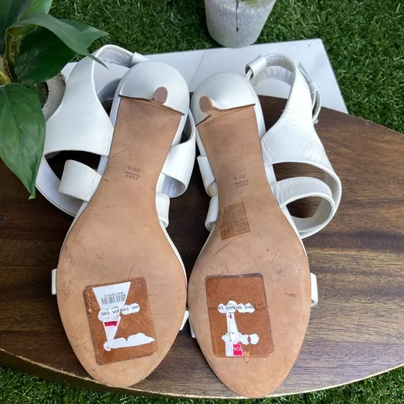 3.1 Phillip Lim Women's White Leather Sandals - UK 38.5 US 8.5