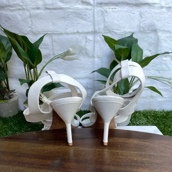 3.1 Phillip Lim Women's White Leather Sandals - UK 38.5 US 8.5