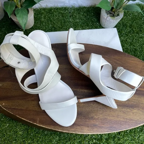 3.1 Phillip Lim Women's White Leather Sandals - UK 38.5 US 8.5