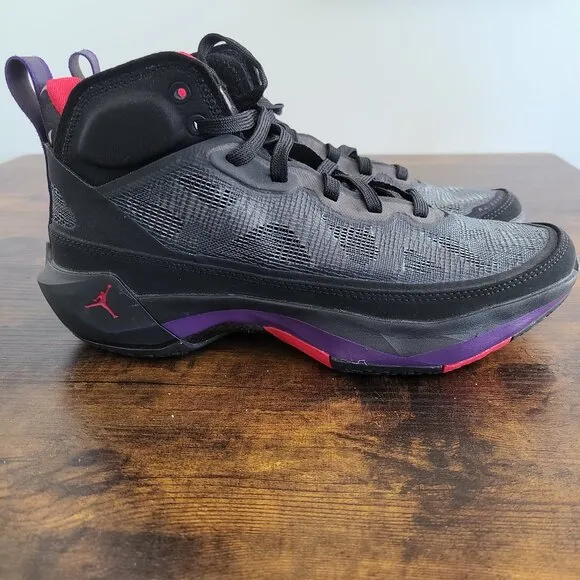 6 Youth Nike Jordan XXXVII Black / Multicolor DD7421-065 Basketball Sneakers
