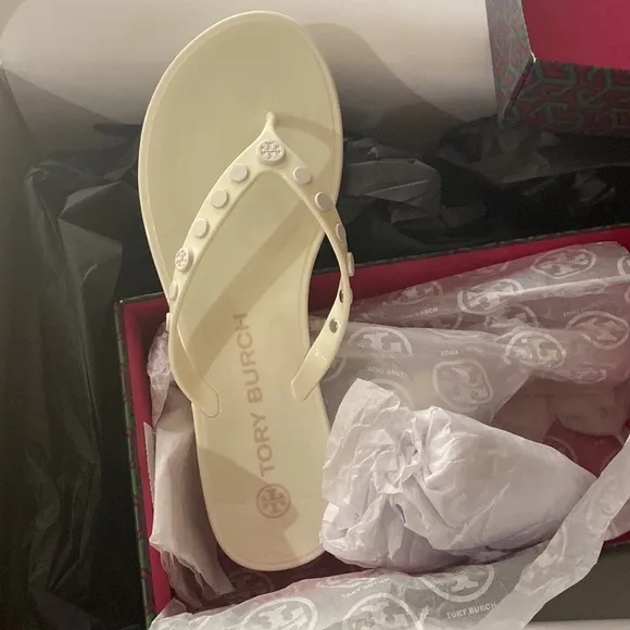 60. Tory Burch studded Jelly sandals