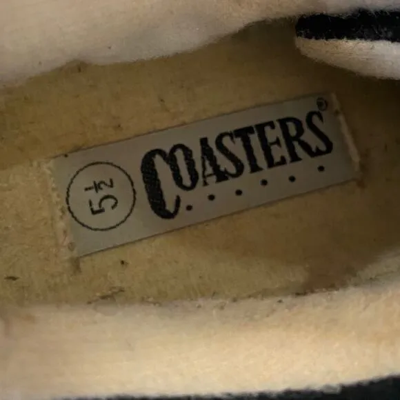 90’s COASTERS Platform skater sneakers Grunge Skater Size 5.5 Y2K