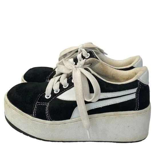 90’s COASTERS Platform skater sneakers Grunge Skater Size 5.5 Y2K