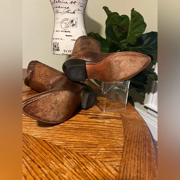 Abilene Boot Co Brown Cowboy Boots with Classic Stitching