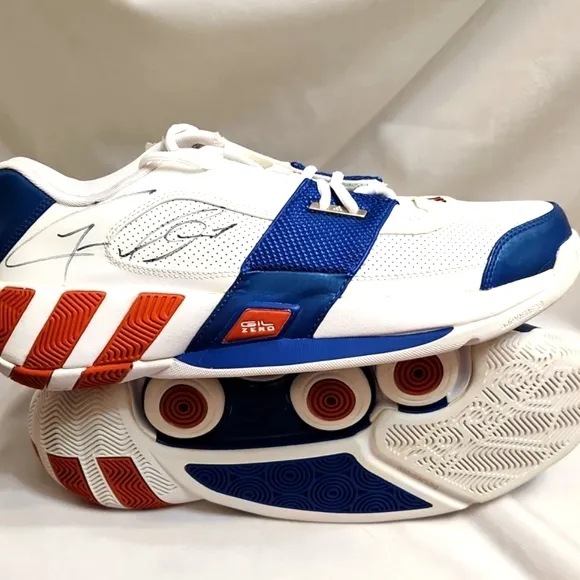 Adidas Agent Gil Zero Restomad Autographed Basketball Sneakers (m size 13.5)