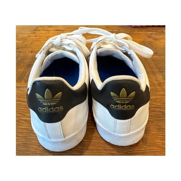 Adidas Black White 3 Stripe Skateboarding Tennis Athletic Shoes Mens 7
