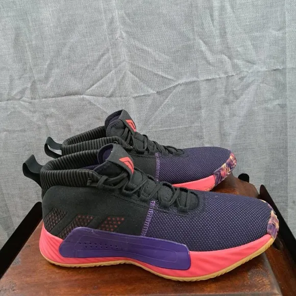 ADIDAS Dame 5 BB9313 Damian Lillard Basketball Sneakers Men's 14