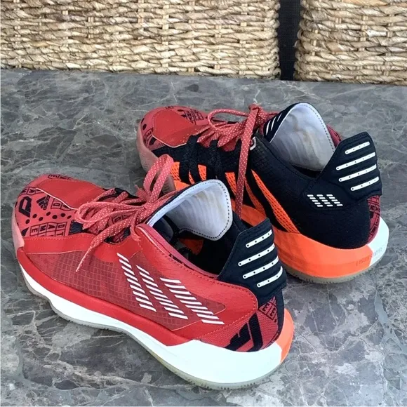 Adidas Dame 6 GCA Dame Time Red Orange EF9878 Men Shoes Size 8 Damian Lillard