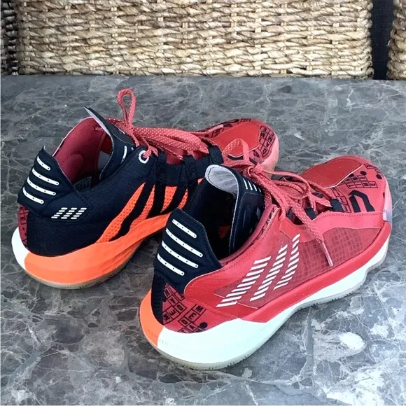 Adidas Dame 6 GCA Dame Time Red Orange EF9878 Men Shoes Size 8 Damian Lillard