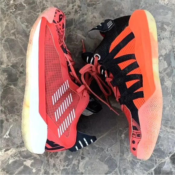 Adidas Dame 6 GCA Dame Time Red Orange EF9878 Men Shoes Size 8 Damian Lillard