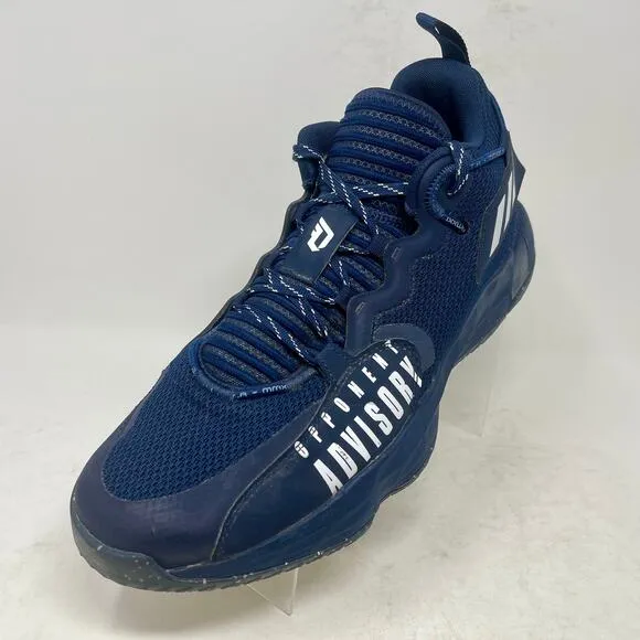 Adidas Dame 7 Basketball Sneakers Mens Sz 11 Navy Blue 1.030=I.10.8