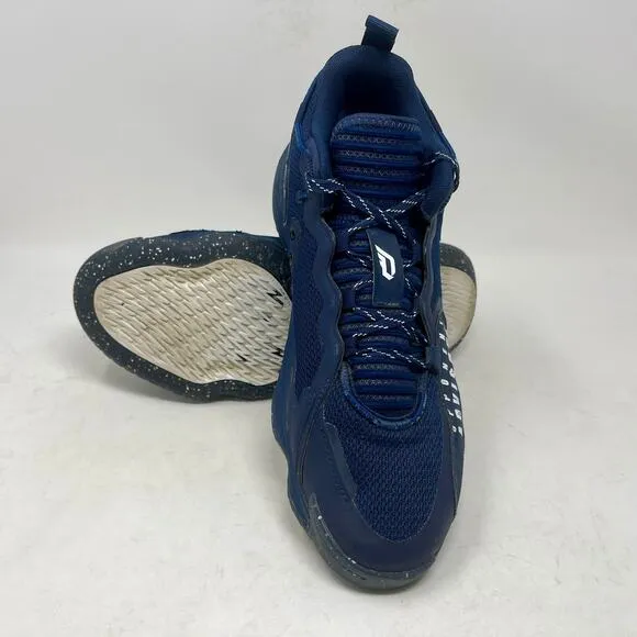 Adidas Dame 7 Basketball Sneakers Mens Sz 11 Navy Blue 1.030=I.10.8
