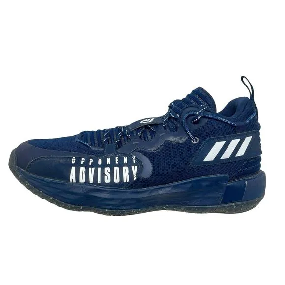 Adidas Dame 7 Basketball Sneakers Mens Sz 11 Navy Blue 1.030=I.10.8