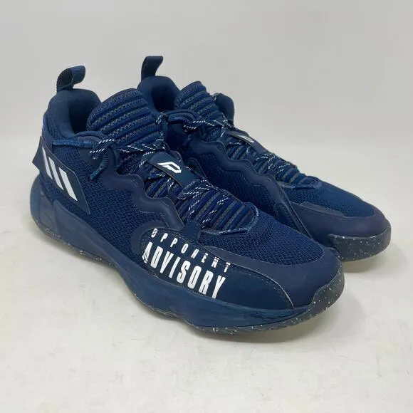 Adidas Dame 7 Basketball Sneakers Mens Sz 11 Navy Blue 1.030=I.10.8