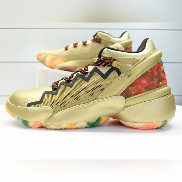 Adidas D.O.N ISSUE #2 Gummy Bear Donovan Spida Mitchell Gold Sneakers Men's 8.5