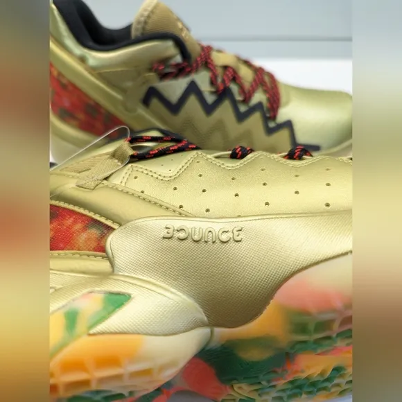 Adidas D.O.N ISSUE #2 Gummy Bear Donovan Spida Mitchell Gold Sneakers Men's 8.5