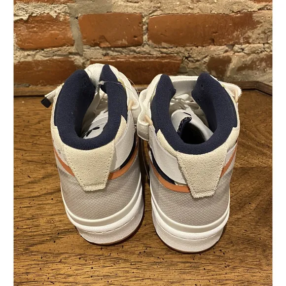 Adidas Forum Mid TT | White Acid Orange Basketball Sneakers RARE Men's Size 8.5