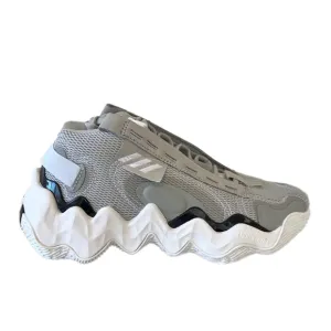 Adidas Girls Gray Basketball Sneakers size: 3.5 Youth / 5 Women's