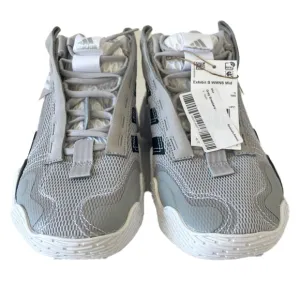 Adidas Girls Gray | Exhibit B Mid Basketball Sneakers size: 6 Youth