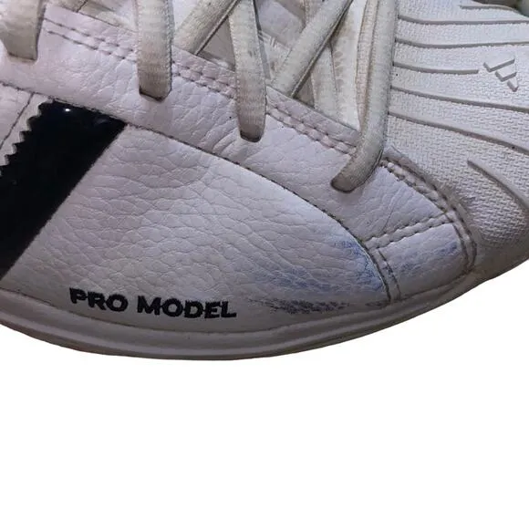 Adidas Men's  'Pro Model 2G' Lace Up Sneakers in Cloud White/Black Size 11.5