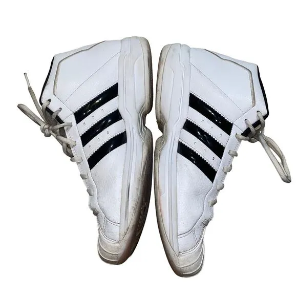 Adidas Men's  'Pro Model 2G' Lace Up Sneakers in Cloud White/Black Size 11.5