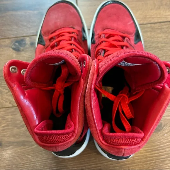 Adidas Originals C-10 Men's Basketball Hightop Sneakers Red Black Size 11