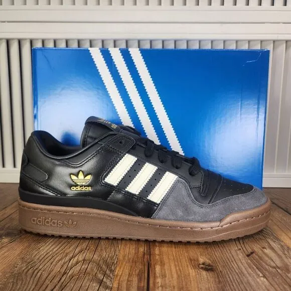 Adidas Originals Forum 84 Low CL IG3770 Mens 11 Black Gum Skater Sneakers Shoes