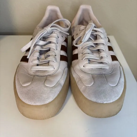 Adidas originals Women's SAMBAE Sneakers ID3737 Putty Mauve / Preloved Brown 9