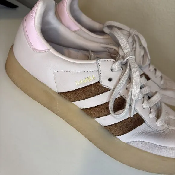 Adidas originals Women's SAMBAE Sneakers ID3737 Putty Mauve / Preloved Brown 9