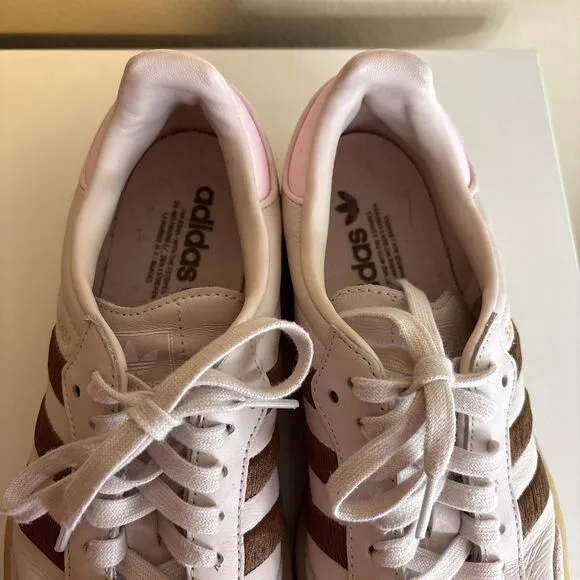 Adidas originals Women's SAMBAE Sneakers ID3737 Putty Mauve / Preloved Brown 9