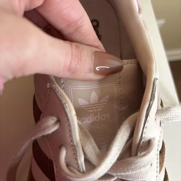 Adidas originals Women's SAMBAE Sneakers ID3737 Putty Mauve / Preloved Brown 9