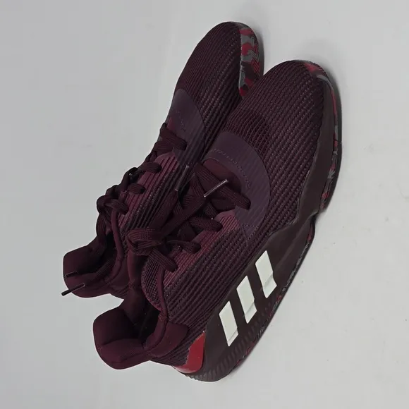 Adidas Pro Bounce 2019 Low Basketball Red Sneakers Athletic Shoes Men's  Size 11