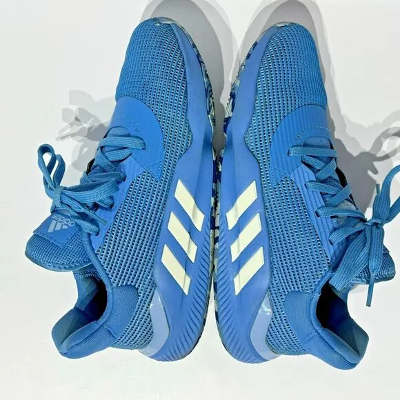 Adidas Pro Bounce 2019 Low Basketball Sneakers Light Blue EF0672 Men’s Size 11