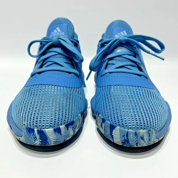 Adidas Pro Bounce 2019 Low Basketball Sneakers Light Blue EF0672 Men’s Size 11