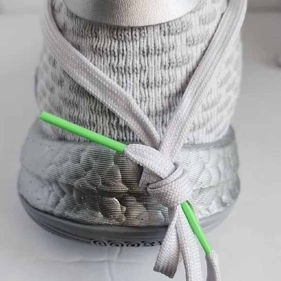 adidas Silver and White Sneakers