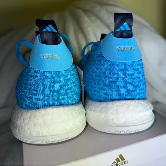 Adidas Trae Young 2 Ice Athletic Basketball Sneakers Sky Blue White UNC‎ H06479
