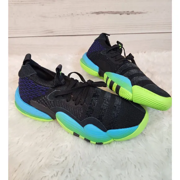 Adidas Trae Young 2‎ Mens Athletic Basketball Sneakers Black Blue Green Size 12