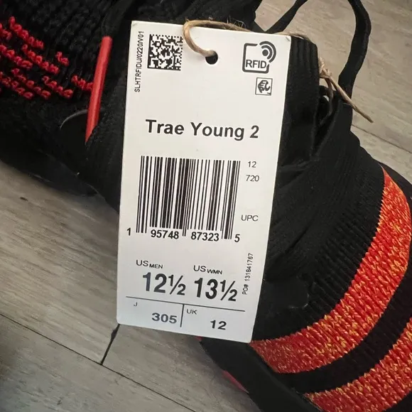 Adidas Trae Young 2.0 Atlanta Hawks sneakers 12 1/2 New