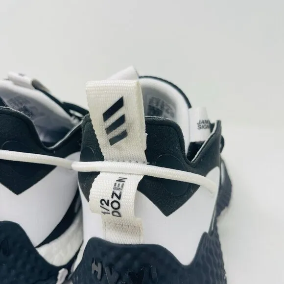 adidas Youth Harden Vol. 6 Black White GV8775 Basketball Shoes Sneakers Size 4.5