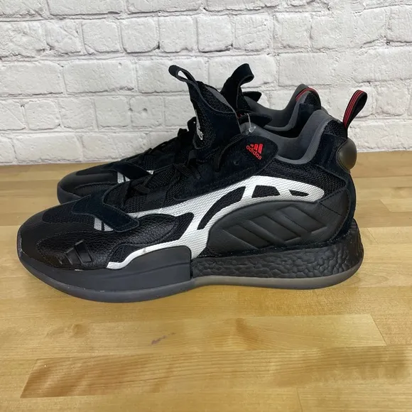 Adidas ZoneBoost Black Basketball Sneakers Men's Size 11.5