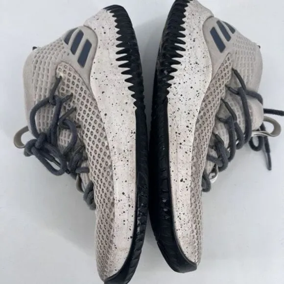 Adidas Dame 4 Damian Lillard Basketball Sneakers Size 7 gray speckled soles