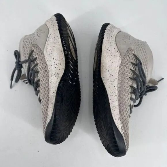 Adidas Dame 4 Damian Lillard Basketball Sneakers Size 7 gray speckled soles